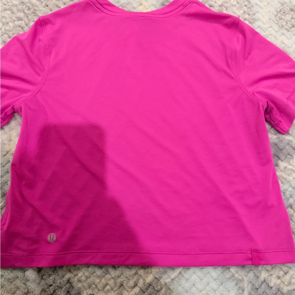 lululemon athletica Pink Short Sleeve Tee